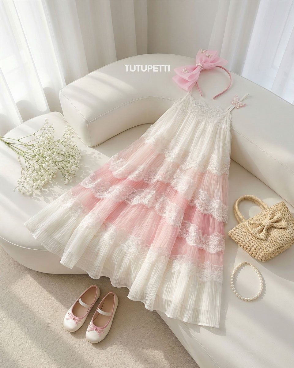  P26_30. Đầm Maxi Tiểu Thư Xinh Xắn 