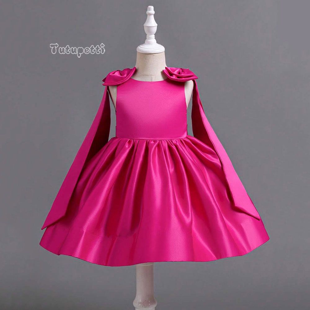  P25_203. Đầm Công Chúa Nơ Sen 