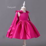  P25_203. Đầm Công Chúa Nơ Sen 