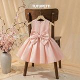  P26_01. Đầm Công Chúa Hoa Đào Hồng 