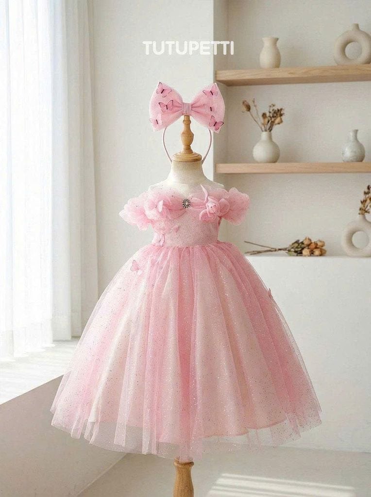  P26_02. Đầm Công Chúa Lọ Lem Hồng 