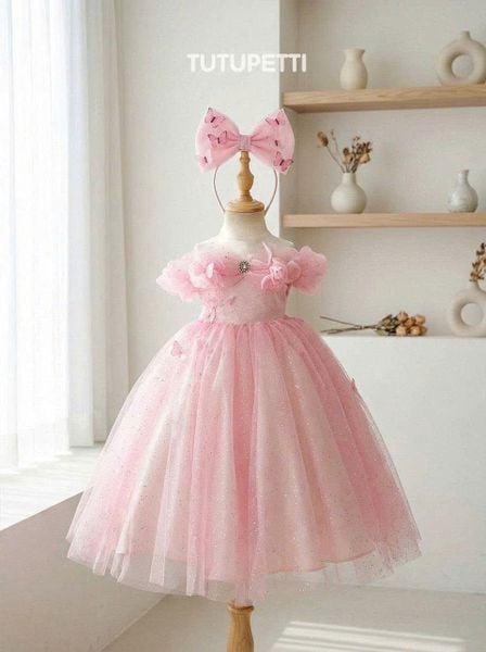  P26_02. Đầm Công Chúa Lọ Lem Hồng 