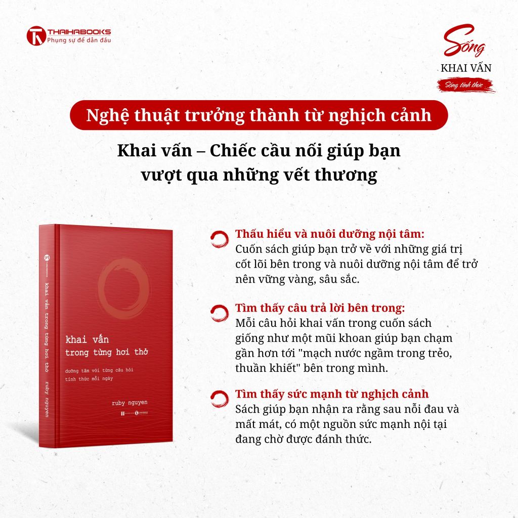 Bộ sách Sống khai vấn - Sống tỉnh thức