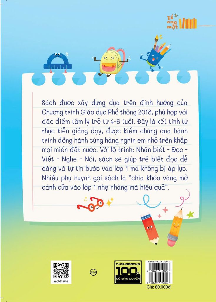 Luyện đọc - Hành trang giúp bé tự tin vào lớp 1