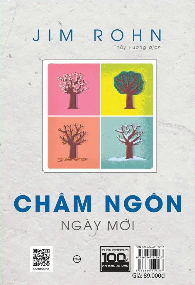 Bốn mùa cuộc sống - Châm ngôn ngày mới (Tái bản 2025)