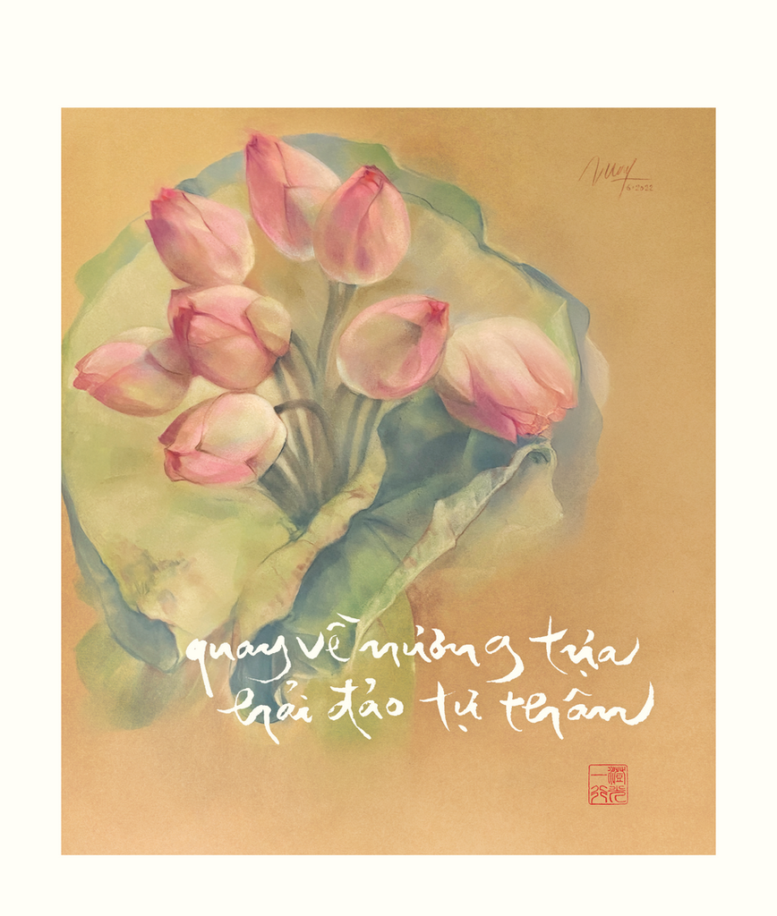 Bộ lịch thư pháp Làng Mai 2026 - Lòng đất nở hoa trời