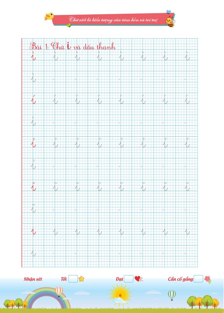 Luyện viết - Hành trang giúp bé tự tin vào lớp 1