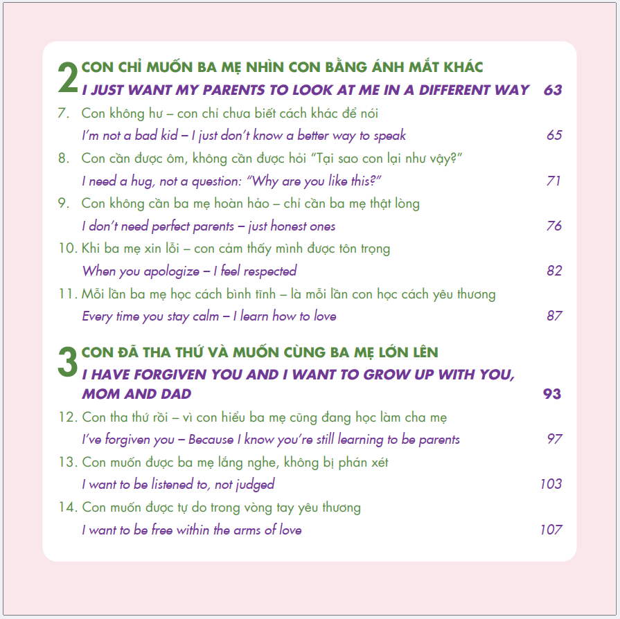 Con tha thứ rồi, ba mẹ ơi! - I forgive you, Mom and Dad!