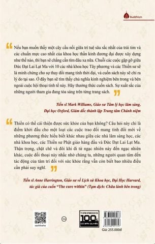[Đặt trước] Năng lực chữa lành của thiền - Đức Đạt Lai Lạt Ma Đối Thoại Với Các Nhà Khoa Học Hàng Đầu