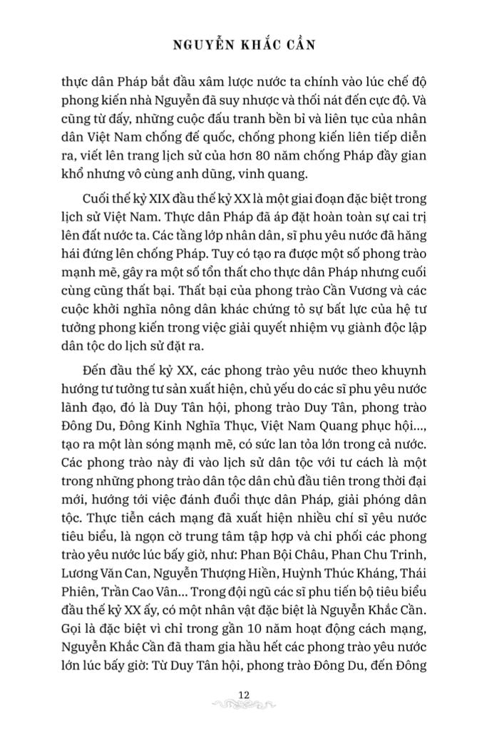 Chí sĩ Nguyễn Khắc Cần trong phong trào yêu nước đầu thế kỷ XX
