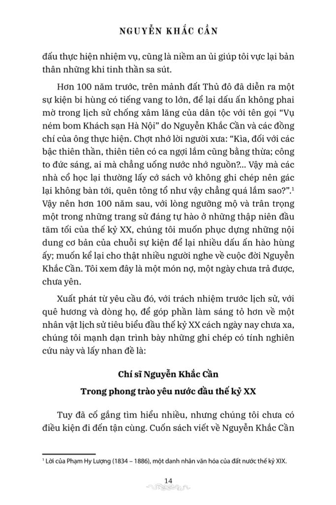 Chí sĩ Nguyễn Khắc Cần trong phong trào yêu nước đầu thế kỷ XX