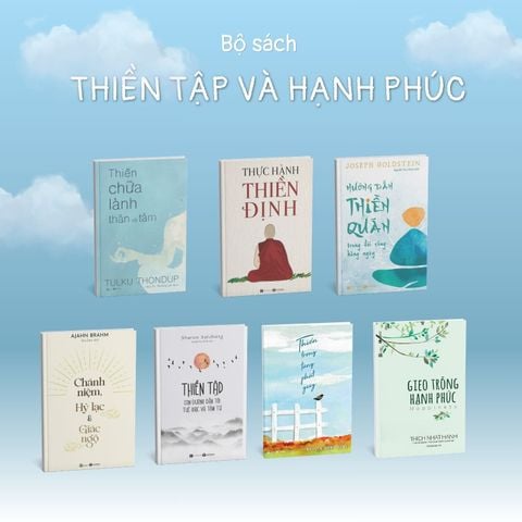 Bộ sách Thiền tập & Con đường đến hạnh phúc