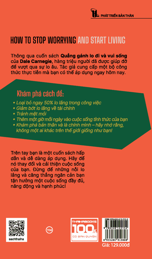 Quẳng gánh lo đi và vui sống (sách bỏ túi)
