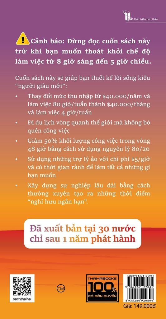 Tuần làm việc 4 giờ (sách bỏ túi)