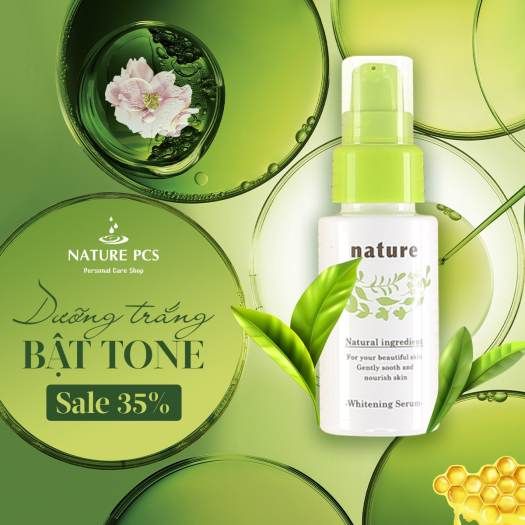 Serum Naris Nature Dưỡng Sáng Da 30ml Whitening Serum