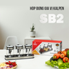 Bộ 3 Hộp Đựng Gia Vị Kalpen SB2