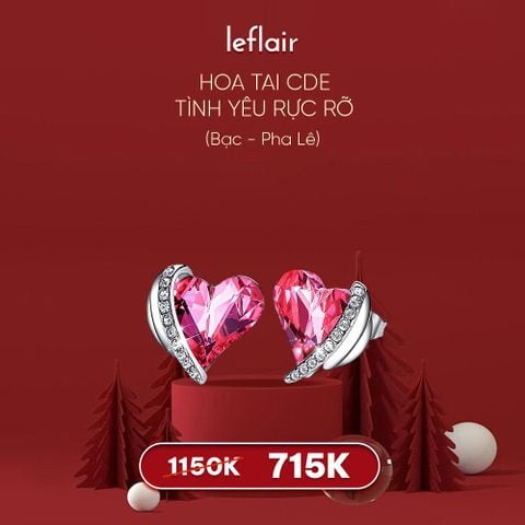 Hoa Tai Tinh Yêu Rực Rỡ (Bạc) - SE75