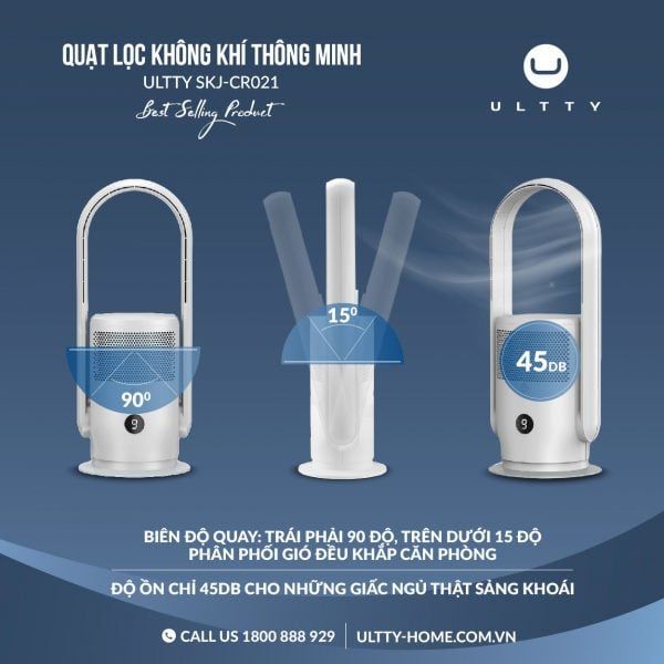 Quạt lọc không khí U Ultty SKJ-CR021