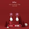 Hoa Tai Ngọc Trai Hoa Đỏ NJ169