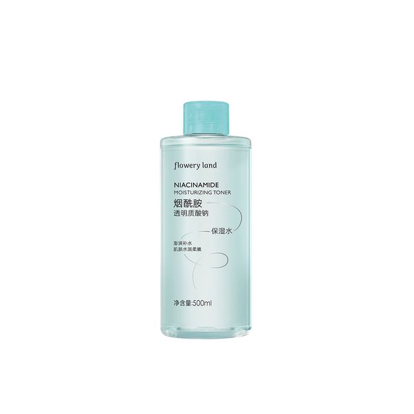 Toner Dưỡng Ẩm Niacinamide FLOWERY LAND Cân Bằng & Phục Hồi Da Cấp Ẩm Đa Tầng Giúp Dưỡng Sáng 500ML