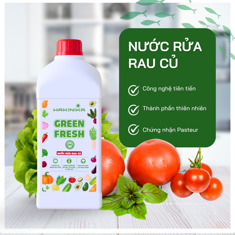 Nước rửa rau củ GreenFresh 1L