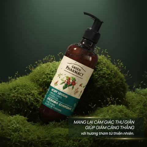 Sữa dưỡng thể Green Pharmacy Cafe xanh và dầu gừng 400ml