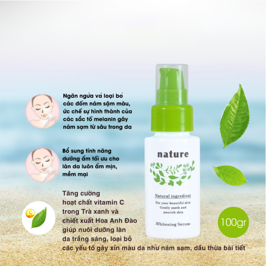 Serum Naris Nature Dưỡng Sáng Da 30ml Whitening Serum