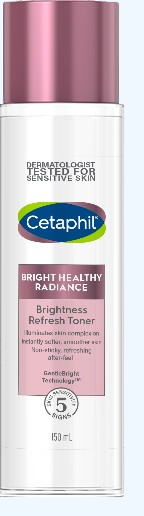 Nước cân bằng làm sáng dịu lành cho da nhạy cảm CETAPHIL BRIGHT HEALTHY RADIANCE BRIGHTNESS REFRESH TONER 150ML