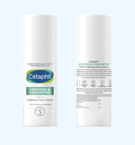 Kem dưỡng ẩm làm dịu phục hồi chuyên sâu Cetaphil Soothing and Comforting Cica Calming Face Cream 45ml