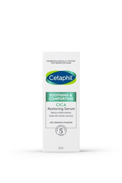 Tinh chất làm dịu và phục hồi chuyên sâu Cetaphil Soothing and Comforting Cica Restoring Serum 30ml