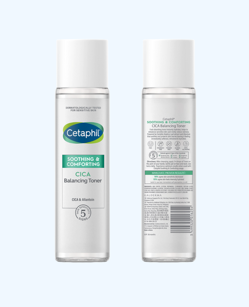 Nước cân bằng phục hồi và nuôi dưỡng da CETAPHIL Soothing & Comforting Cica Balancing Toner 150ml