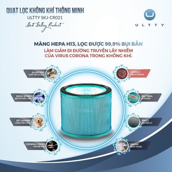 Quạt lọc không khí U Ultty SKJ-CR021
