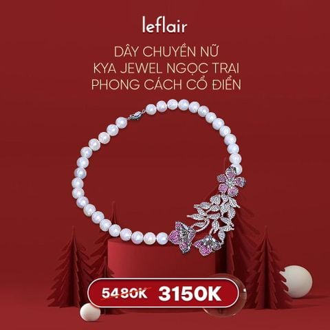 Dây Chuyền Nữ Ngọc Trai Phong Cách Cổ Điển