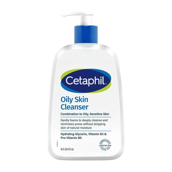 Sữa rửa mặt dịu lành cho da dầu nhạy cảm CETAPHIL OILY SKIN CLEANSER