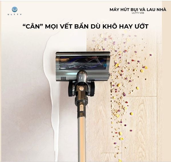Máy hút bụi và lau nhà không dây U Ultty model V08