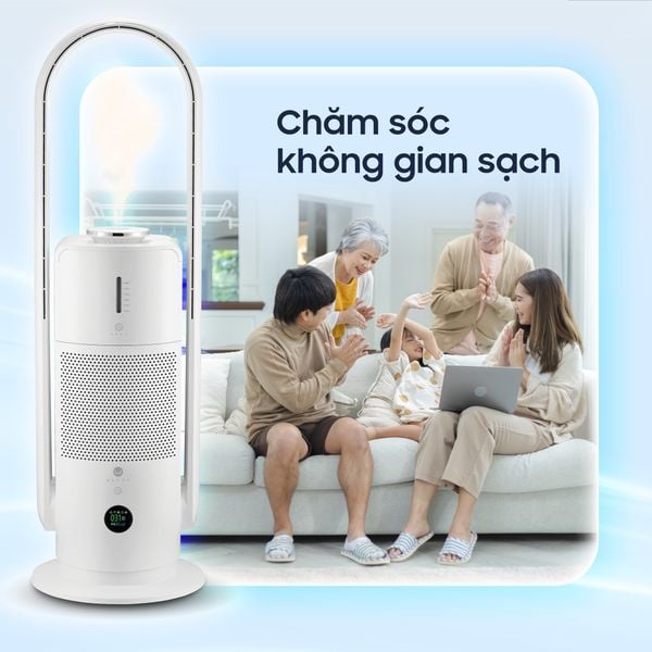 Quạt không cánh lọc không khí tạo ẩm U Ultty SKJ-CR022