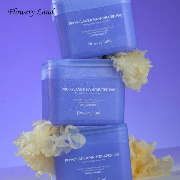 Toner Pad Pro-Xylane & HA Hydrated FLOWERY LAND 150g Cấp Ẩm Sâu Đa Tầng Chống Lão Hóa Giảm Nếp Nhăn