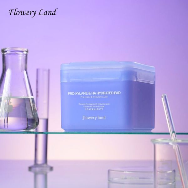 Toner Pad Pro-Xylane & HA Hydrated FLOWERY LAND 150g Cấp Ẩm Sâu Đa Tầng Chống Lão Hóa Giảm Nếp Nhăn