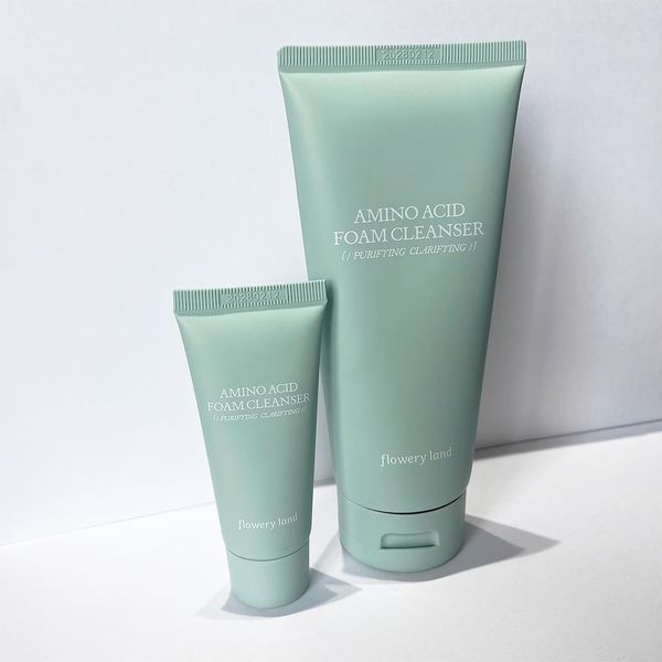 Sữa Rửa Mặt Amino Acid FLOWERY LAND 150G+30G Làm Sạch Sâu Bụi Mịn PM2.5 Giữ Ẩm Làm Dịu & Mềm Mại Da