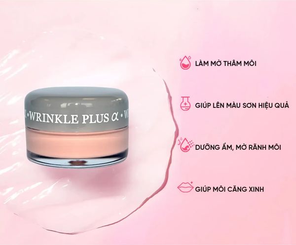 Lót Dưỡng Môi Wrinkle Plus Alpha – Clear Lip Base (10g)