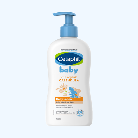 Sữa dưỡng ẩm dịu lành cho bé CETAPHIL BABY LOTION WITH ORGANIC CALENDULA 400ML