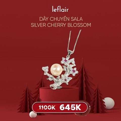 Dây Chuyền Silver Cherry Blossom