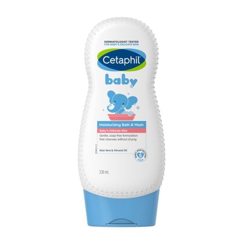 Sữa tắm dưỡng ẩm cho bé CETAPHIL BABY MOIST BATH 230ML