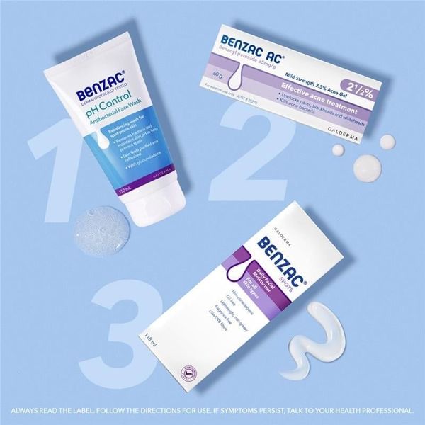 Sữa rửa mặt giúp diệt khuẩn & cân bằng pH - pH Control Antibacterial Wash 150ml