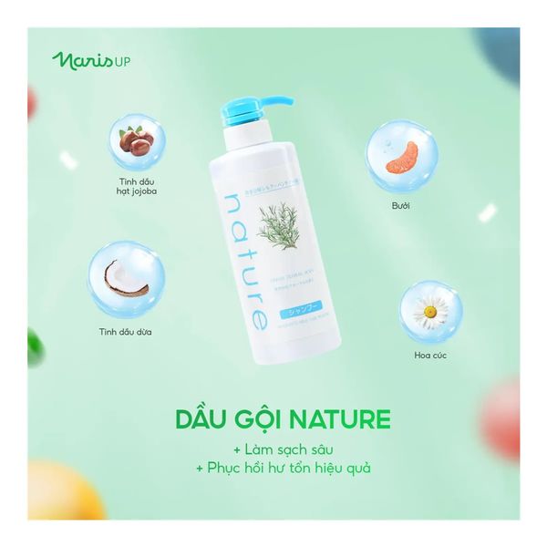 Dầu gội chăm sóc tóc hương thơm tự nhiên NATURE - HAIR SHAMPOO 500ML