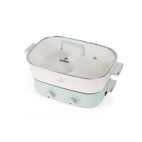 Bếp Nướng Lẩu Hai Ngăn Đa Năng Kalpen 6.5L Công Suất 2200W