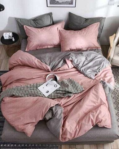 Bộ Drap & Chăn Chần Cotton Bygu 160X200 (5 Món) - BG16S1009