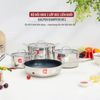 Bộ nồi chảo 4 món Inox 304 liền khối Kalpen Kampfer KF2 16-20-24 chảo 26cm
