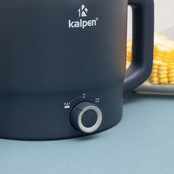 Ca lẩu điện mini đa năng Kalpen 1.8L có khay hấp P6B
