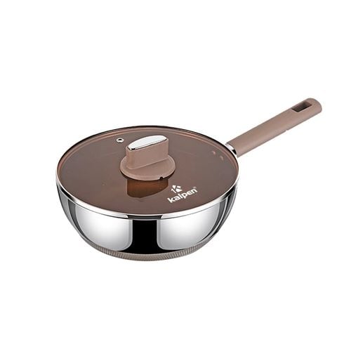 Chảo Inox 304 liền khối phủ Titanium Kalpen Shield